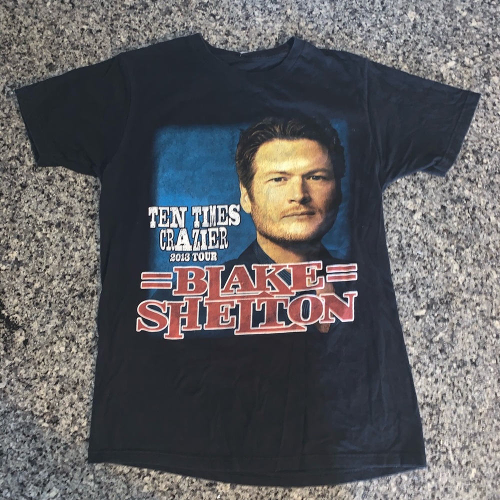 Blake Shelton ten times crazier 2013 tour SL tee